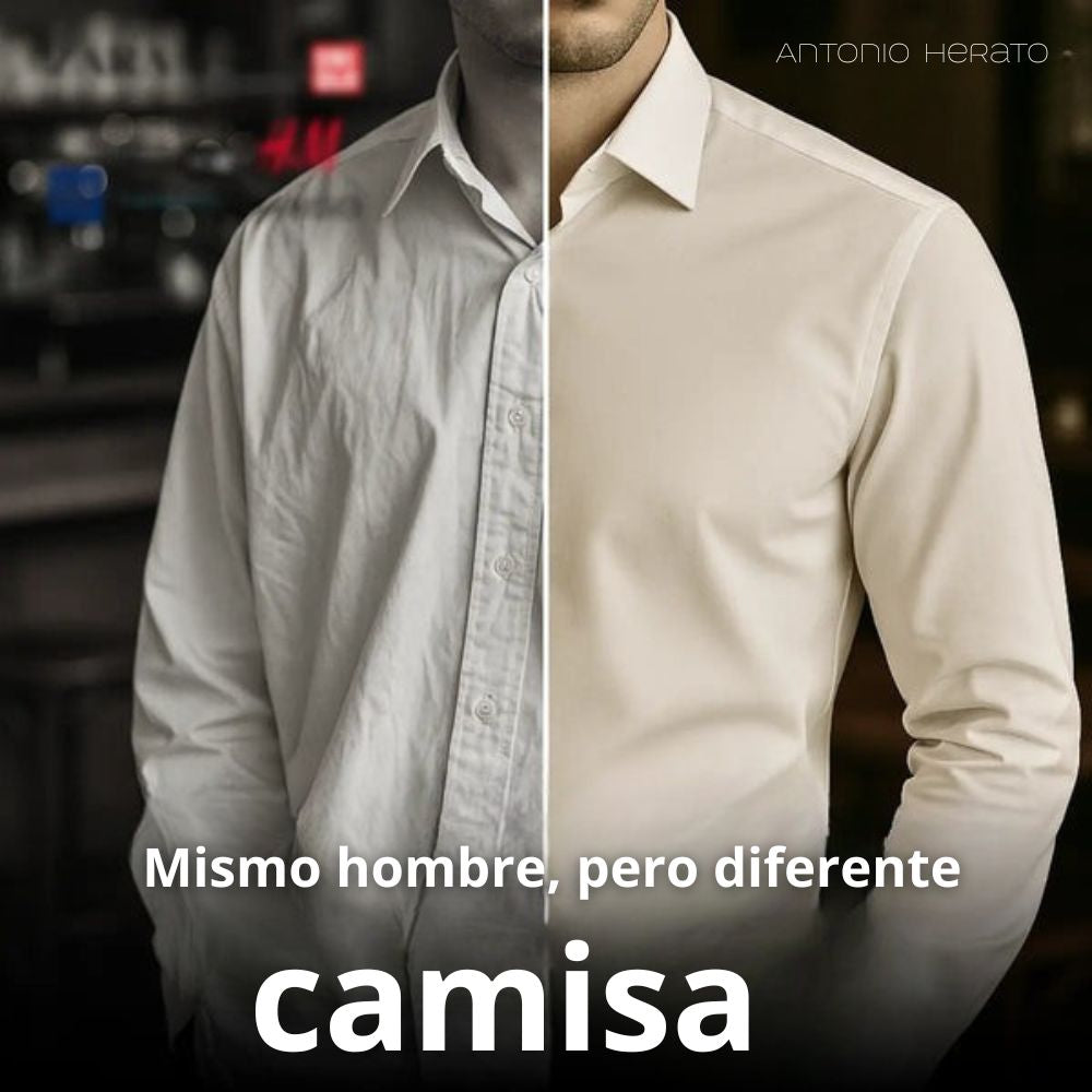 Camisa ajustada antiarrugas