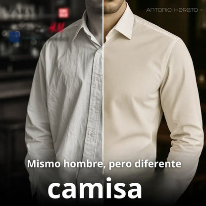 Camisa ajustada antiarrugas