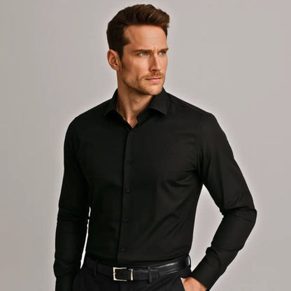 Camisa ajustada antiarrugas