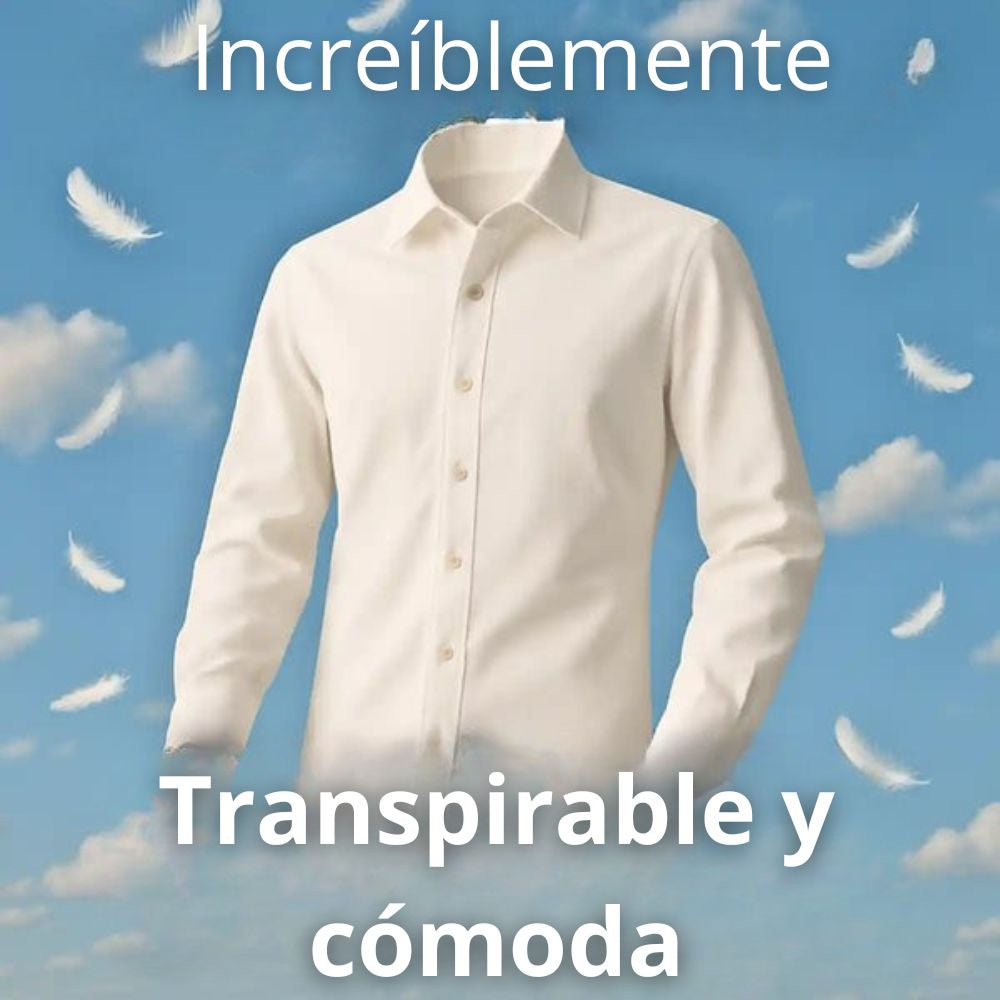 Camisa ajustada antiarrugas