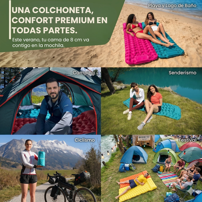 Colchoneta ultraligera y compacta – perfecta para llevar a cualquier parte
