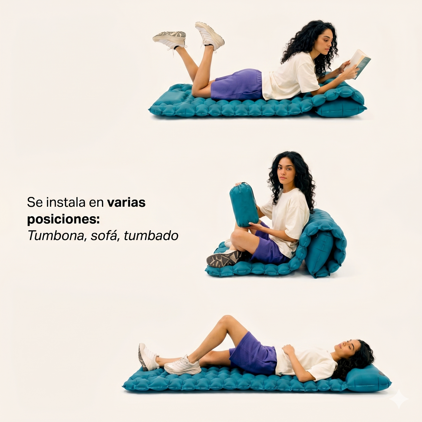 Colchoneta ultraligera y compacta – perfecta para llevar a cualquier parte