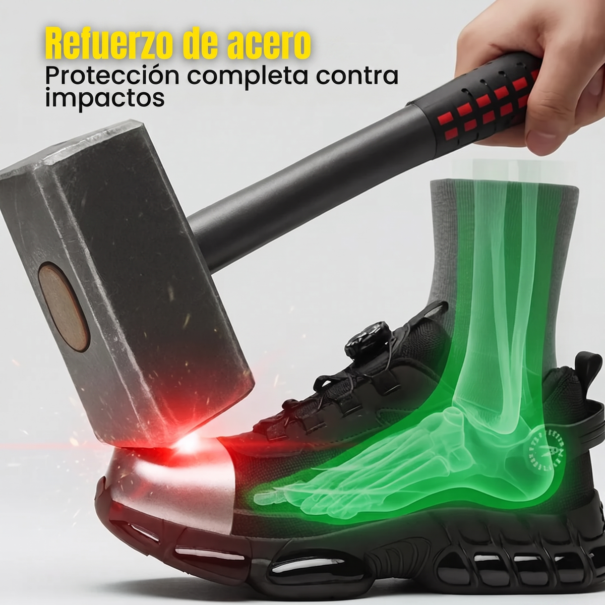Refuerzo de acero - protección contra impactos