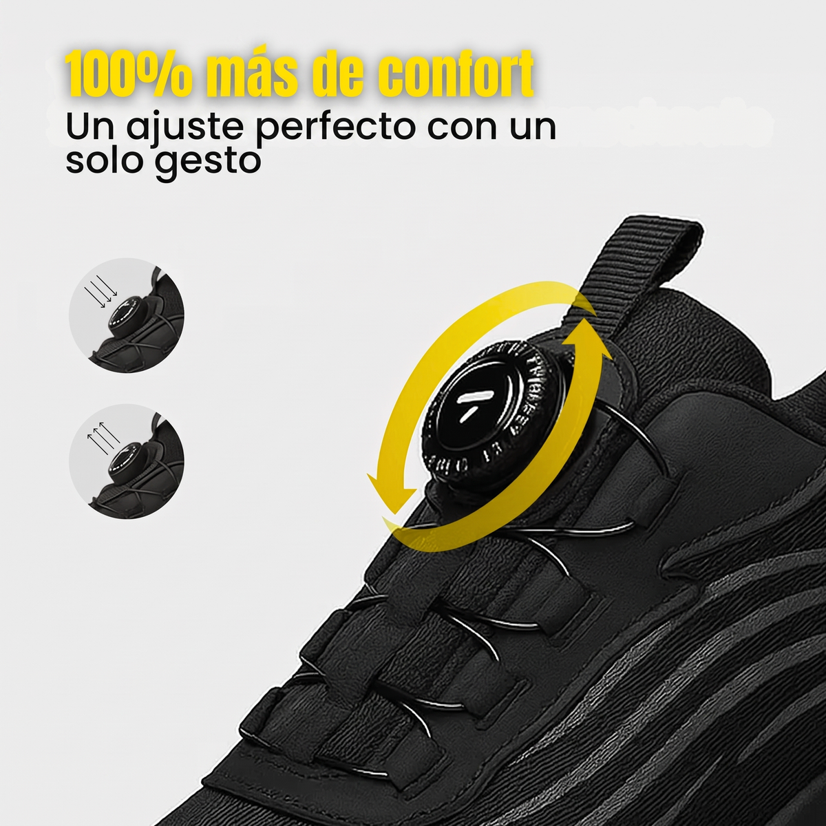 Ajuste perfecto con un solo gesto