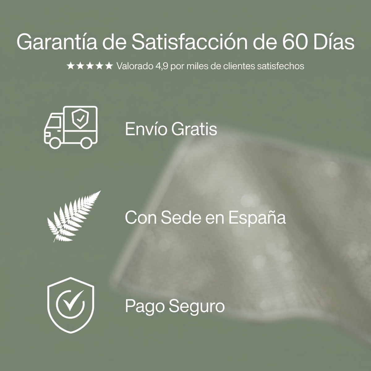 Garantía de satisfacción de 60 días